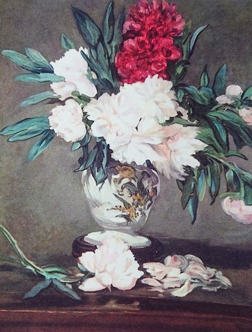 エドゥアール・マネの「花瓶の中のシャクヤク」